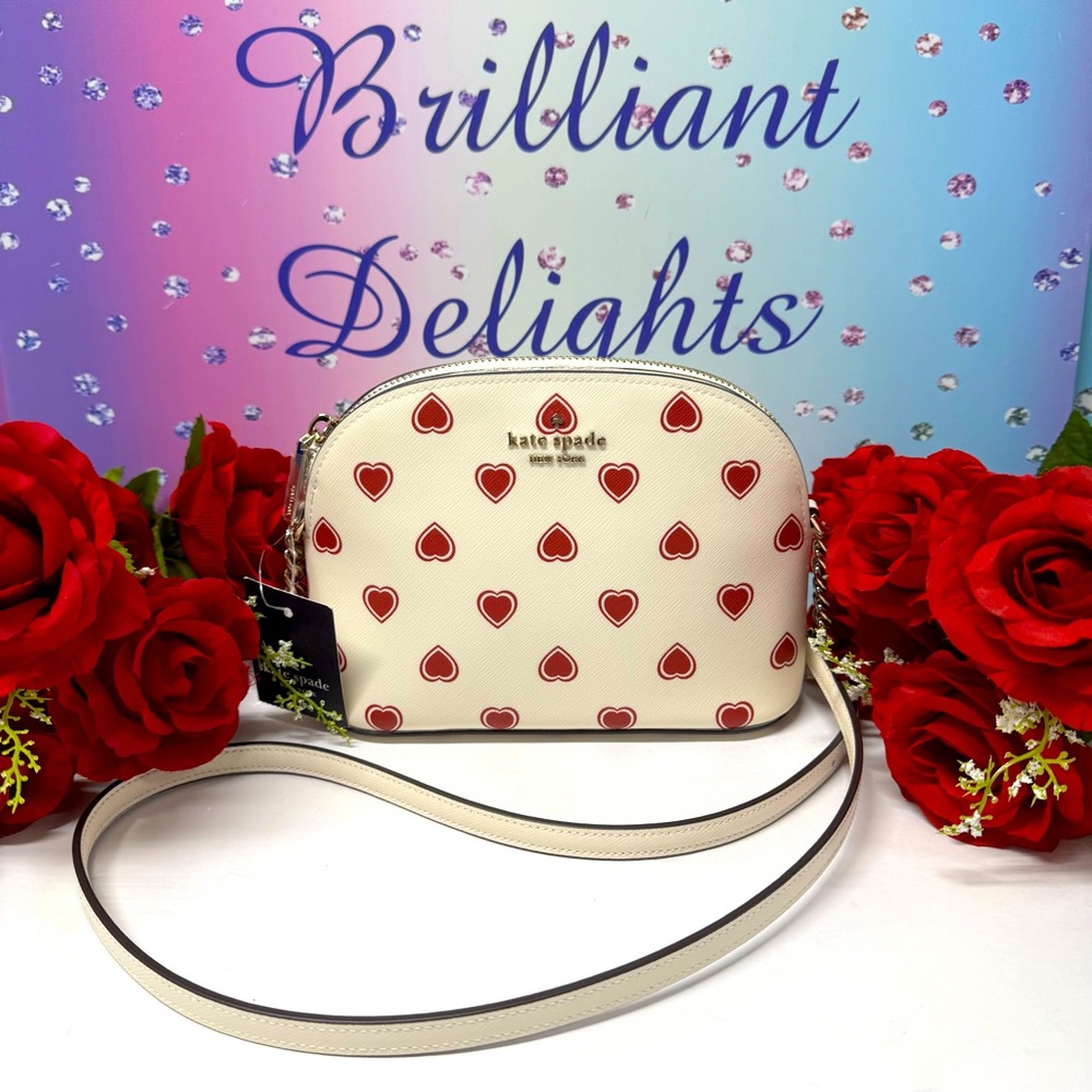 ♥️♠️VDAY SPECIAL SALE KS HEARTFELT DOME CROSSBODY BAG